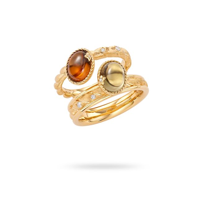 千寻彩虹·绞丝纹戒指