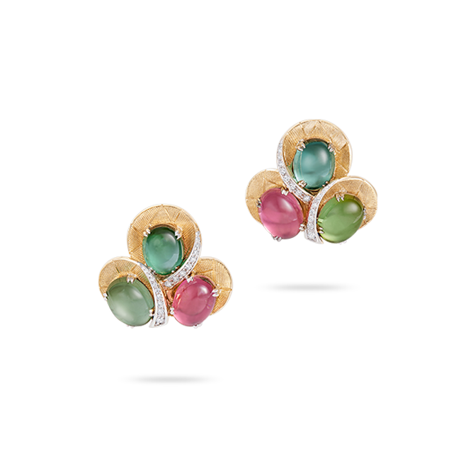 千寻彩虹·冰梅纹耳钉